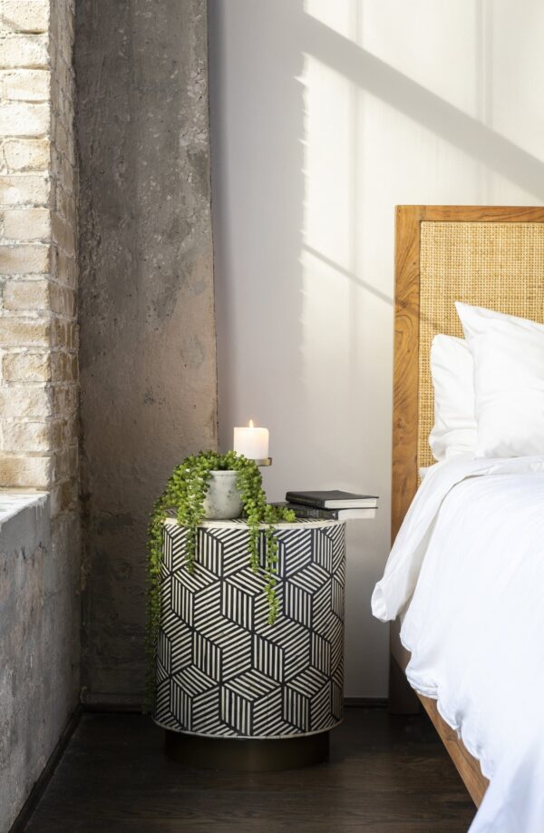 Maha Geo End Table