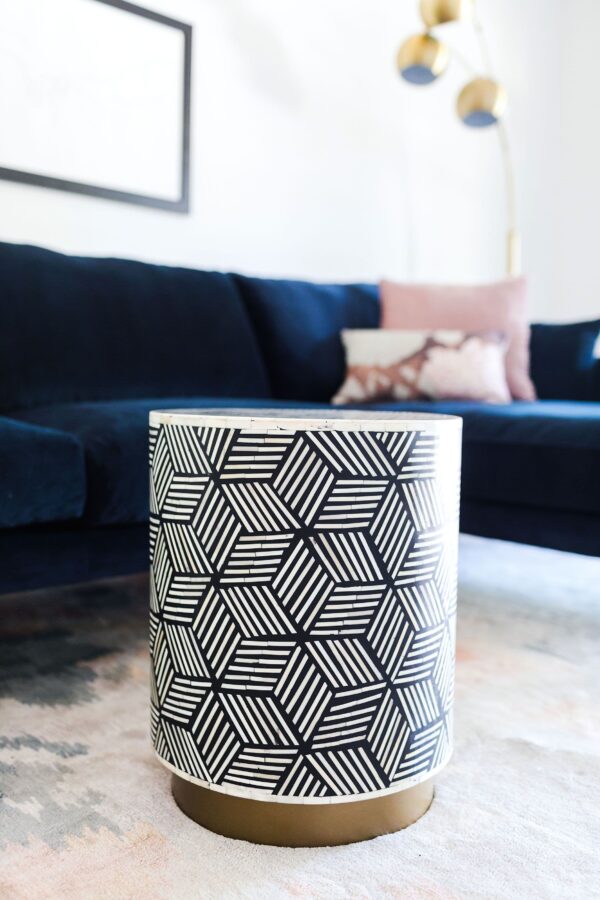 Maha Geo End Table