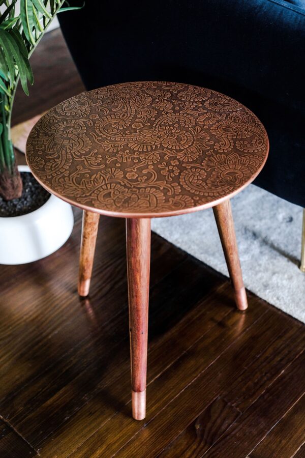Mira End Table (Copper)