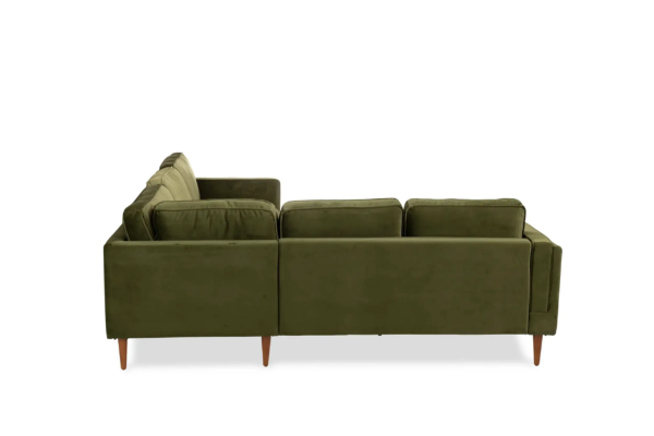 Albany Corner Sectional (Olive Velvet)