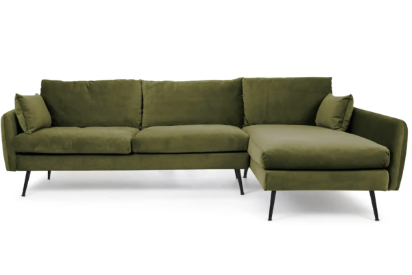 Park Sectional Sofa (Olive Velvet)