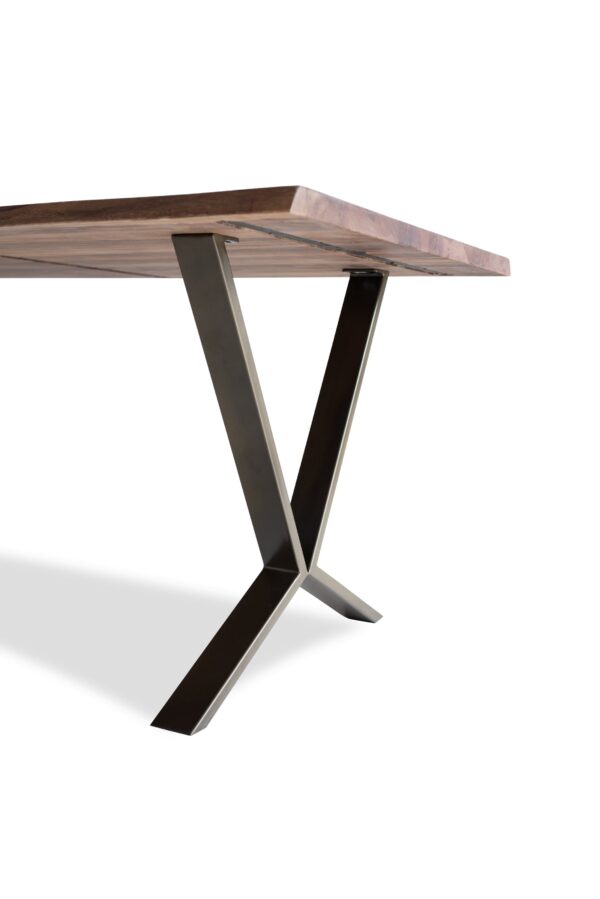 Zoë Dining Table (Brass)