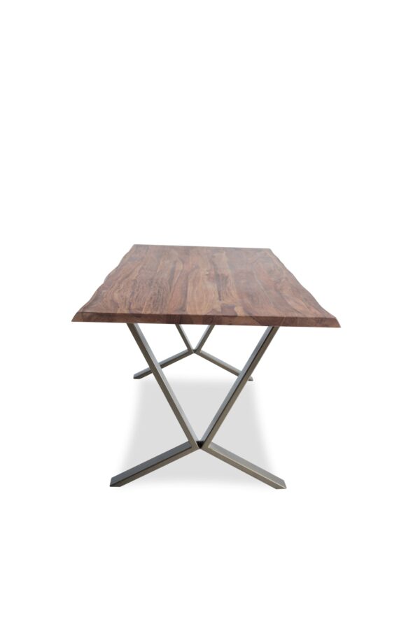 Zoë Dining Table (Brass)