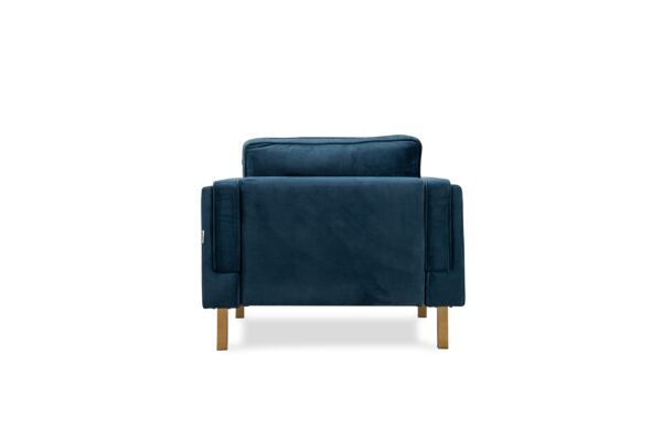 Albany Velvet Armchair (Blue)