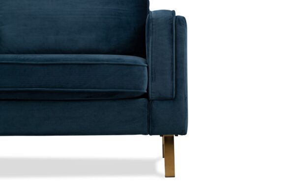 Albany Velvet Armchair (Blue)