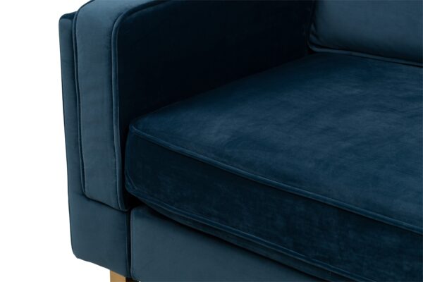 Albany Velvet Armchair (Blue)