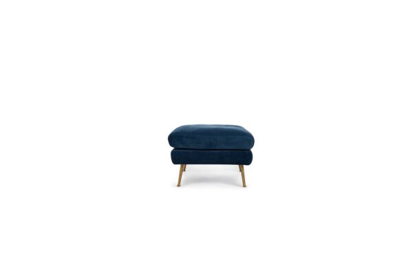 Park Ottoman (Blue Velvet)