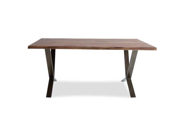 Zoë Dining Table (Brass)