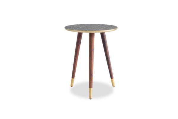 Mira End Table (Brass)