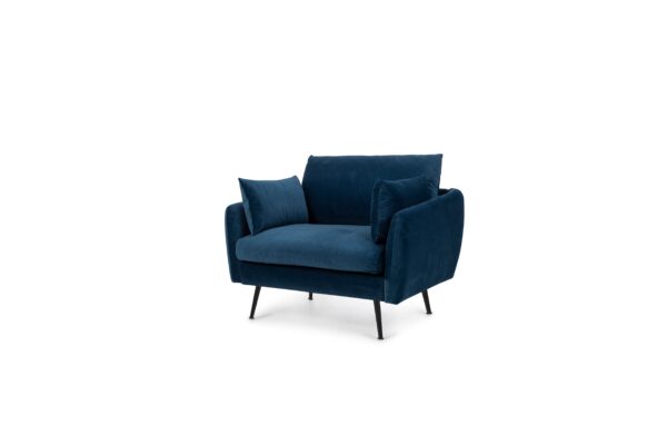 Park Armchair (Blue Velvet)