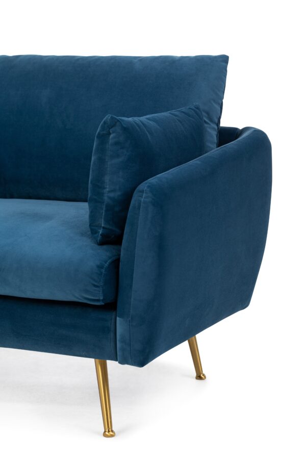 Park Armchair (Blue Velvet)