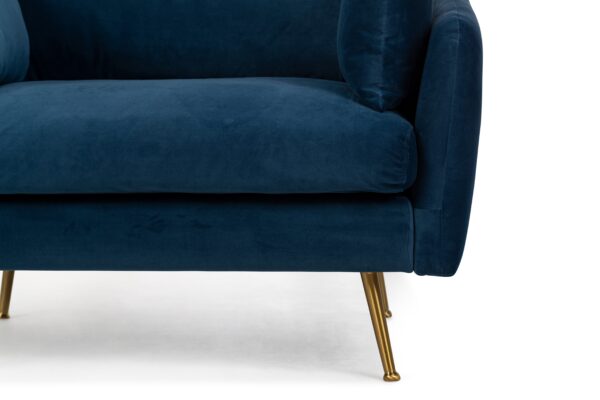 Park Armchair (Blue Velvet)