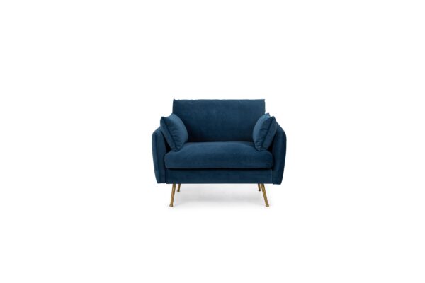 Park Armchair (Blue Velvet)