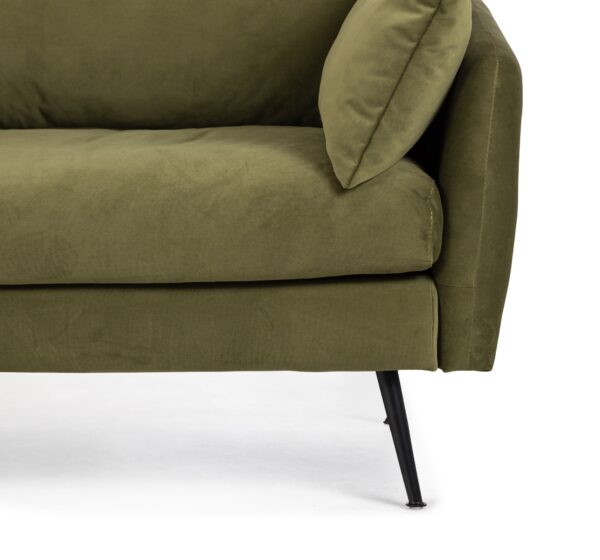 Park Armchair (Olive Velvet)