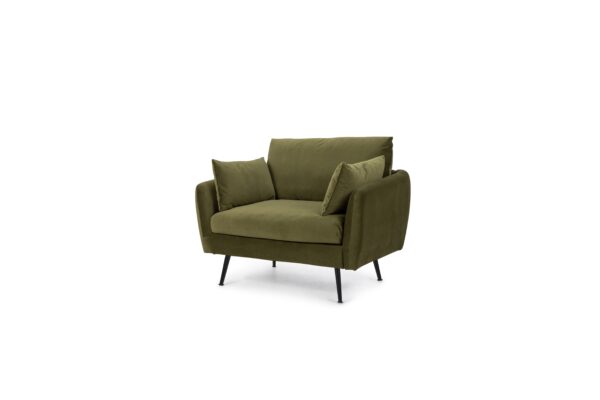 Park Armchair (Olive Velvet)