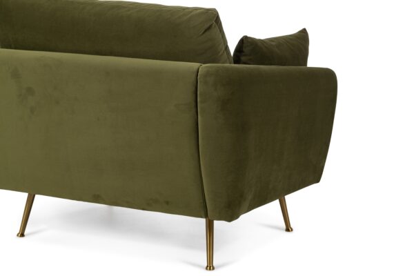 Park Armchair (Olive Velvet)