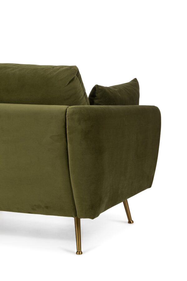 Park Armchair (Olive Velvet)