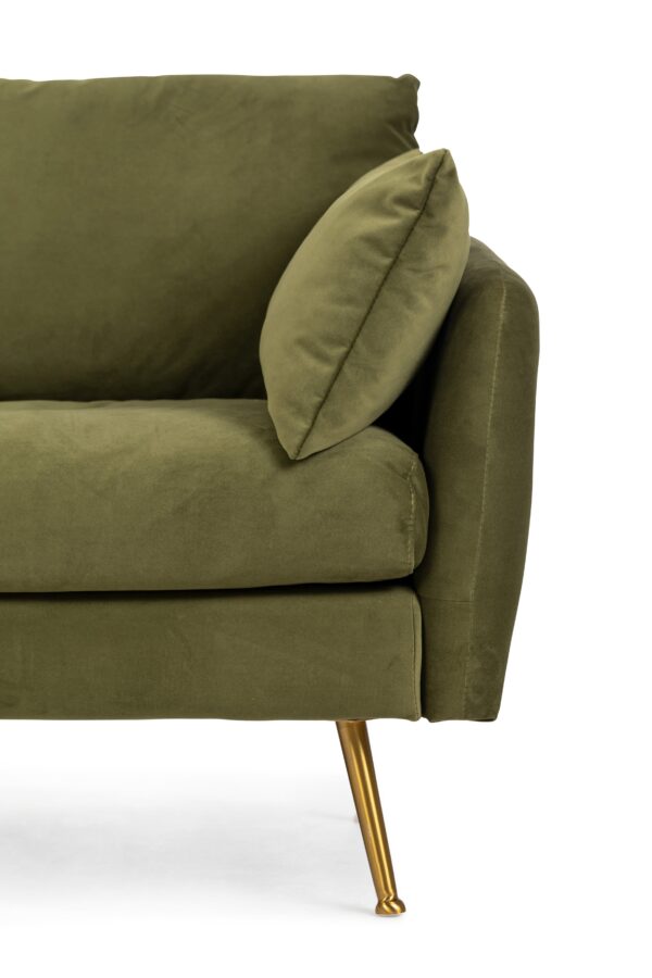 Park Armchair (Olive Velvet)