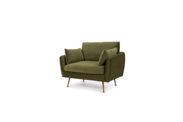 Park Armchair (Olive Velvet)