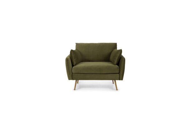 Park Armchair (Olive Velvet)