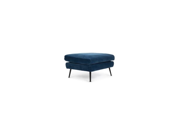 Park Ottoman (Blue Velvet)