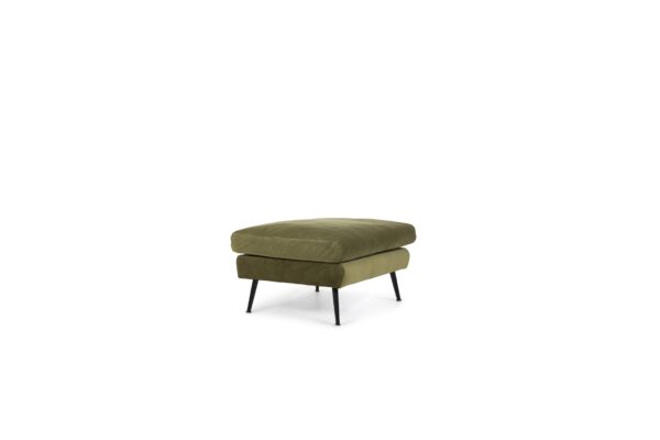 Park Ottoman (Olive Velvet)