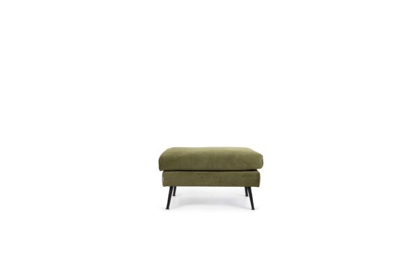 Park Ottoman (Olive Velvet)