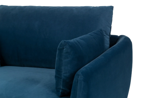 Park Sectional Sofa (Blue Velvet)