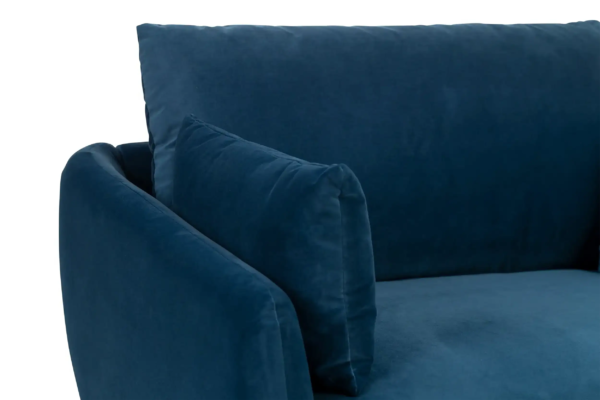 Park Sectional Sofa (Blue Velvet)