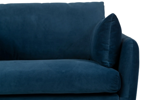 Park Sectional Sofa (Blue Velvet)