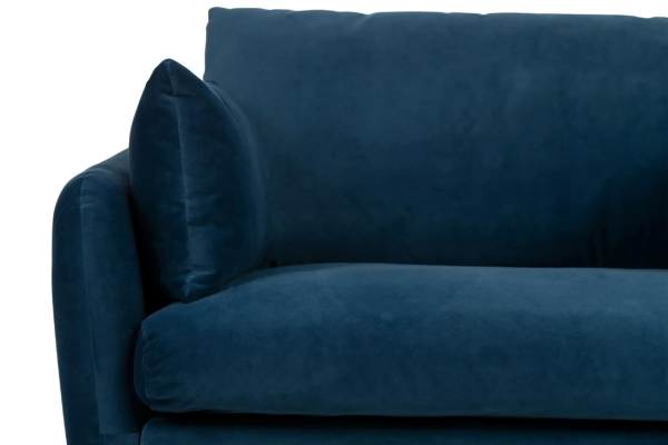 Park Sectional Sofa (Blue Velvet)