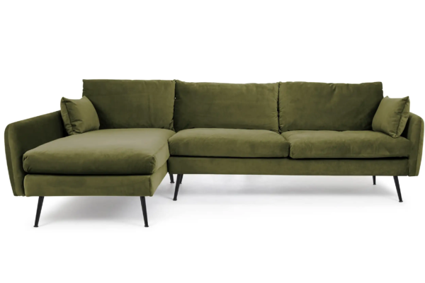 Park Sectional Sofa (Olive Velvet)