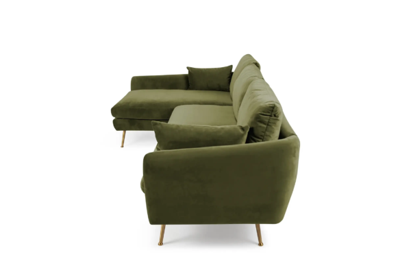Park Sectional Sofa (Olive Velvet)