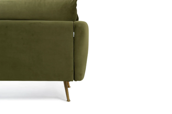 Park Sectional Sofa (Olive Velvet)
