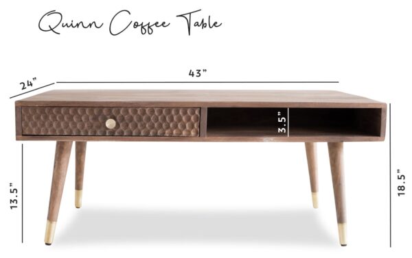 Quinn Coffee Table (Beehive)