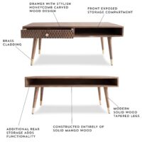 Quinn Coffee Table (Beehive)